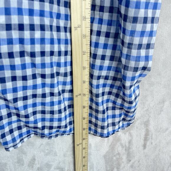 Johnny Was Workshop Taryn Runic 3X Gingham Embroidered Ruffle Cottagecore *FLAW* - Picture 10 of 13